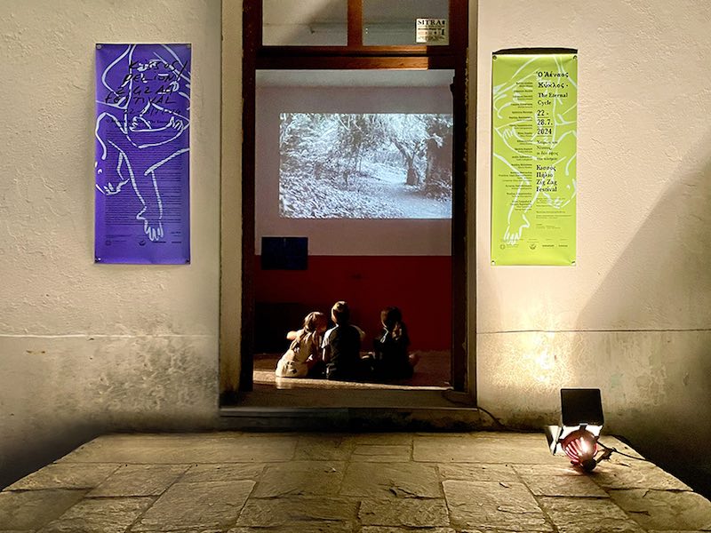 Screening, Chiron and Nessus, the two faces of the world